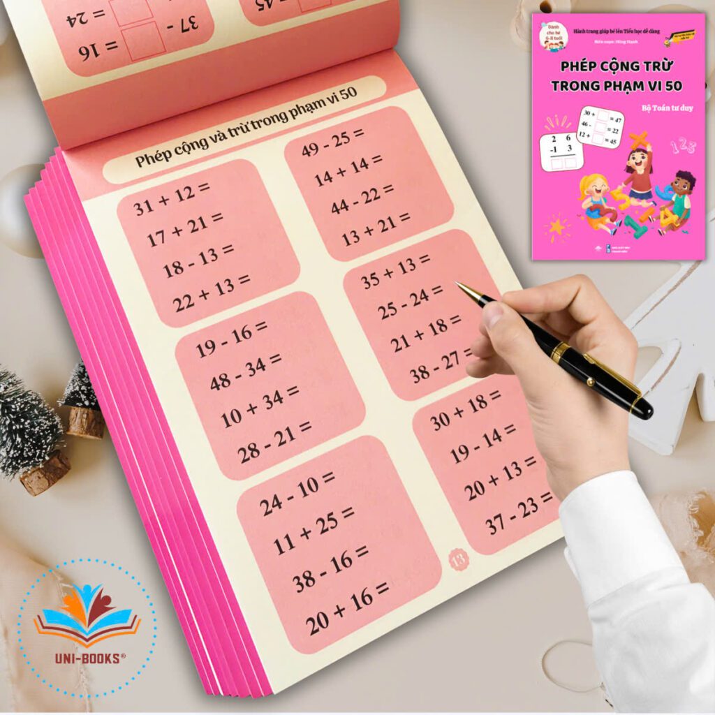 BÀI TẬP - PHÉP CỘNG TRỪ TRONG PHẠM VI 50